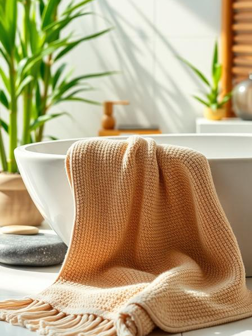 Bamboo Fiber Bath Towel - Image 2