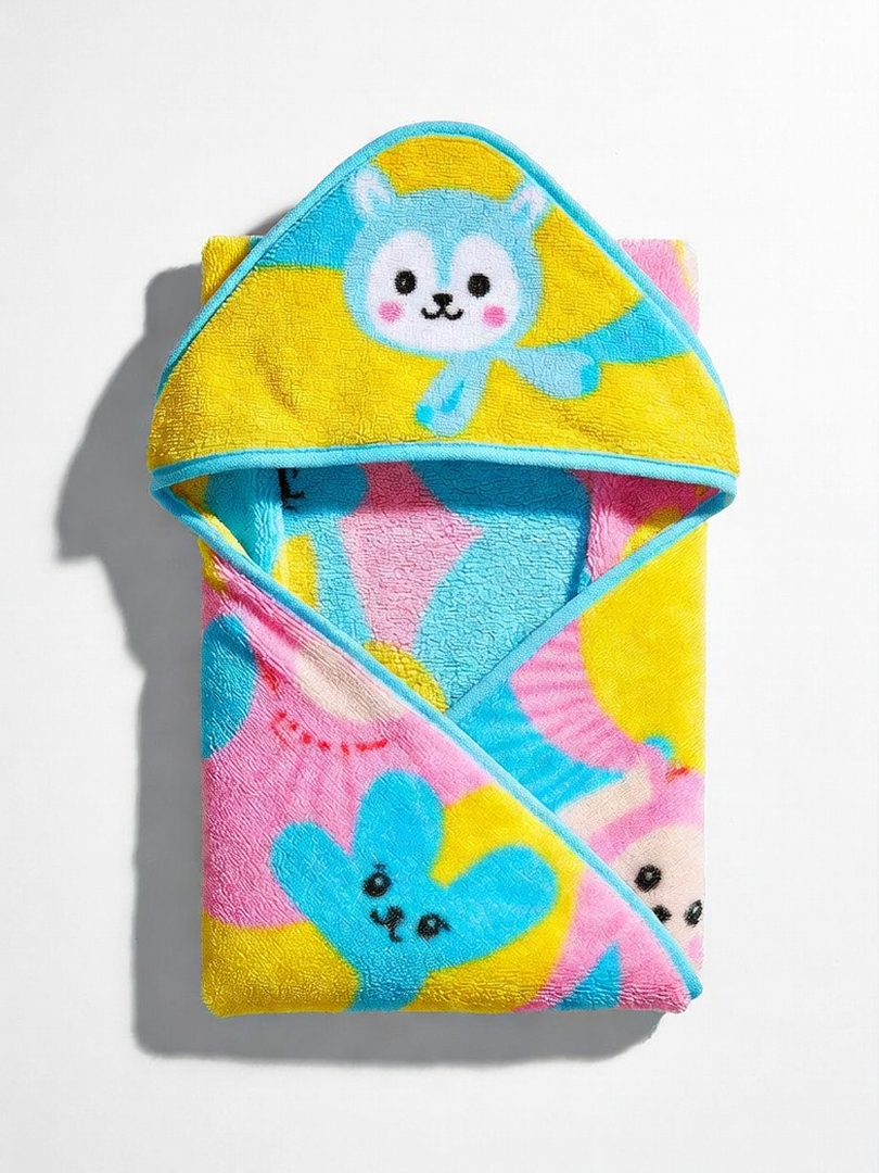 Hooded Kids Bath Towel